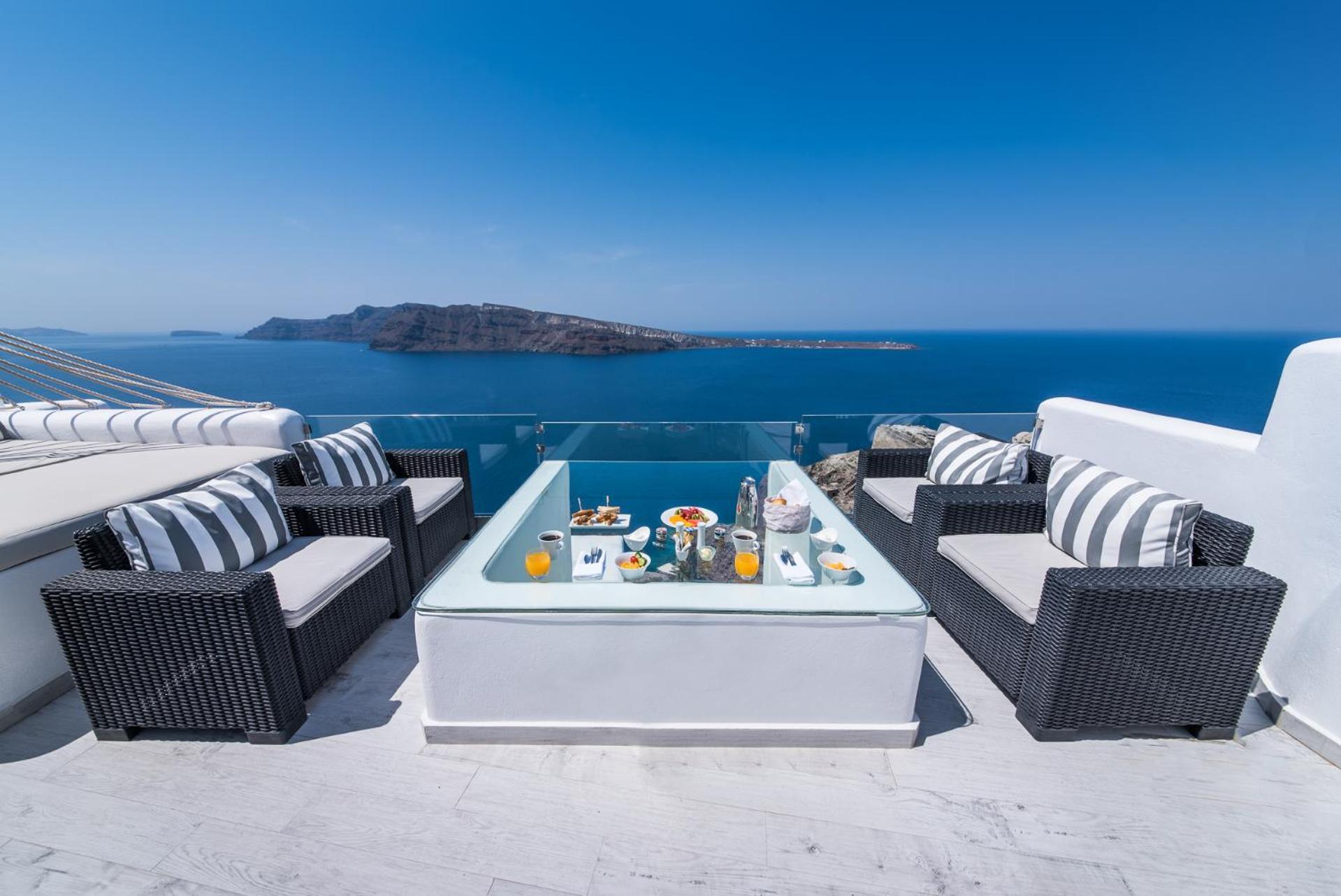 Hyperion Oia Suites Bagian luar foto